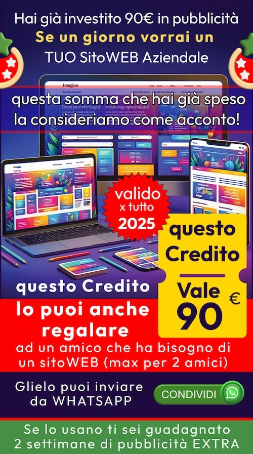 Promozione Menu Online